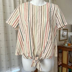 Madewell shirt blouse, size medium